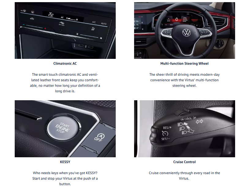 Volkswagen Virtus Facelift 2026 Interior